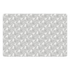 Floral Blossoming Branches Pet Mat