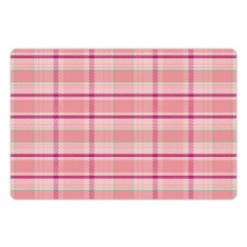 Tartan Plaid Pattern Squares Pet Mat