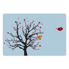 Tree Blossom Love Birds Art Pet Mat