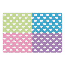 Polka Dots Patchwork Pet Mat