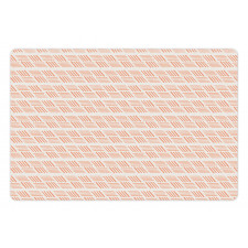 Abstract Stripes and Bars Pet Mat