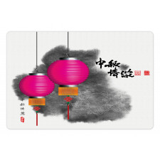 Mid Autumn Festival Art Pet Mat