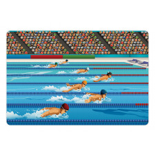 Olympics Swimming Race Pet Mat