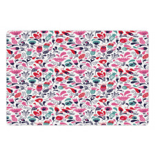 Ornate Swirls Tulip Art Pet Mat