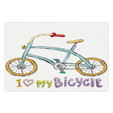 Bicycle Kids Love Words Pet Mat