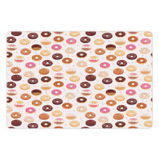 Colorful Yummy Donuts Pet Mat