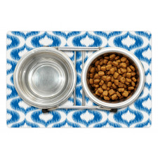 Blurry Damask Motifs Pet Mat