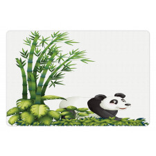 Panda Bear Bamboo Pet Mat