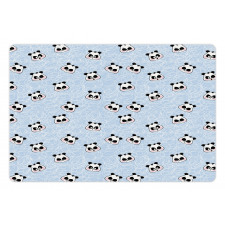 Funny Cartoon Panda Baby Pet Mat