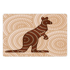 Kangaroo with Dots Pet Mat