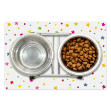 Vivid Stars Design Pet Mat