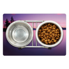 Hazy Calm Lake Tahoe Pet Mat