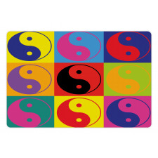 Ying Yang Hippie Pet Mat