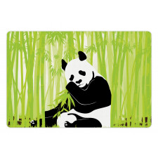 Panda in Bamboo Forest Pet Mat