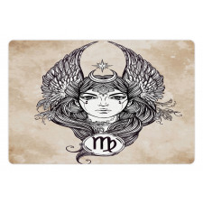 Hand Drawn Astrological Pet Mat