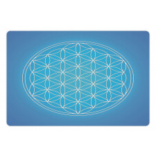 Flower of Life Grid Pet Mat