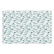 Watercolor Marine Animal Pet Mat