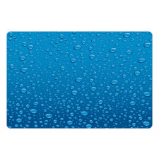 Water Drops Aquatic Rain Pet Mat