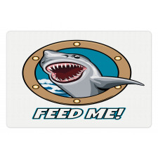 Feed Me Words Shark Pet Mat