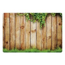 Wooden Garden Fence Pet Mat