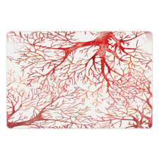 Watercolor Branchs Fall Pet Mat