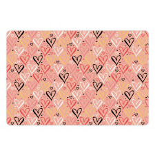 Heart Valentines Love Pet Mat