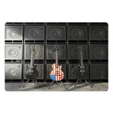 Digital Rock Guitar Pet Mat