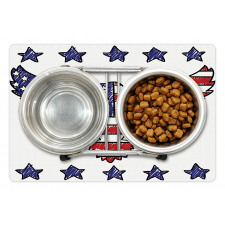 Patriotic Eagle Pet Mat