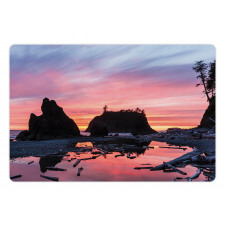 Mystic Beach Skyline Pet Mat