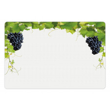 Wine Leaves in Village Pet Mat