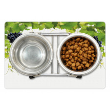 Wine Leaves in Village Pet Mat