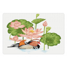 Mandarin in Pond Pet Mat