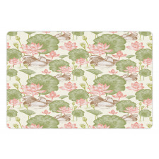 Lotus Flower Pond Lily Pet Mat