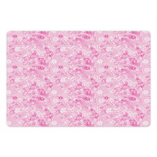 Paisley Leaves Pet Mat