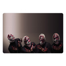 Screaming Scary Zombies Pet Mat