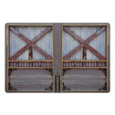 Wooden Window Plank Pet Mat