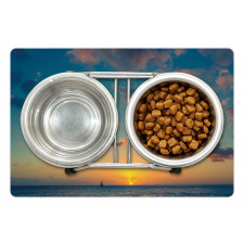 Skyline Horizon at Sea Pet Mat