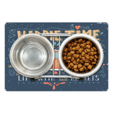 Hippie Words Pet Mat