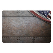 USA Iron Armor Plaque Pet Mat