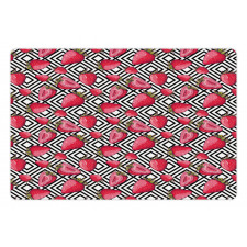 Chevron Striped Design Pet Mat