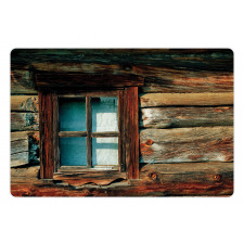 Wooden Pattern Window Pet Mat