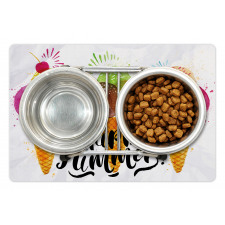 Ice Cream Cones Dessert Pet Mat