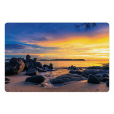 Horizon Sky Beach View Pet Mat