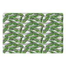 Banana Leaves Design Pet Mat