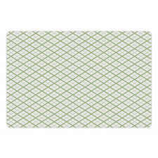 Retro Square Shapes Tile Pet Mat