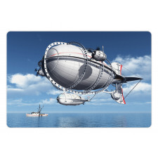 Sea Flying Cloudy Sky Pet Mat