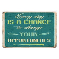 Motivational Retro Poster Pet Mat