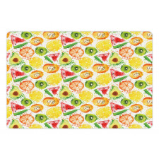 Watermelon Kiwi Avocado Pet Mat