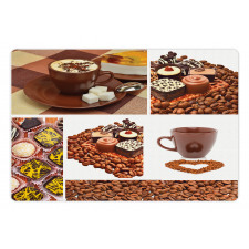 Sweets and Coffee Beans Pet Mat