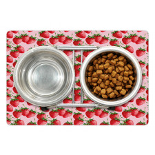 Juicy Strawberries Fruit Pet Mat